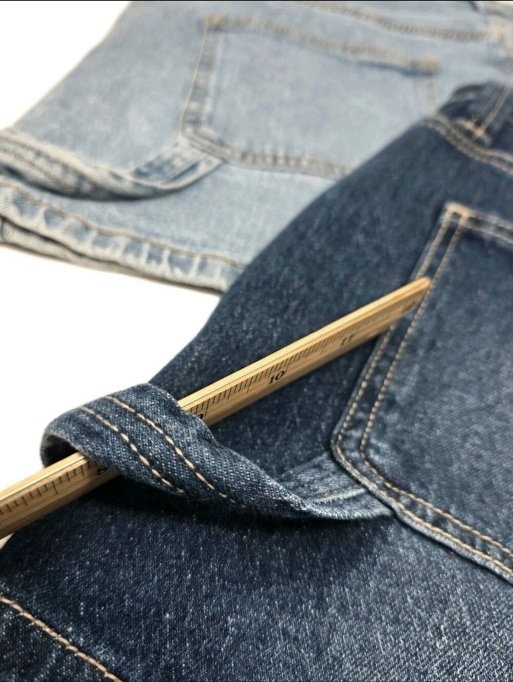 No Boundaries 2-pack Mini Micro Denim Carpenter Skirts Women's Size M (8-10) - Picture 2 of 9